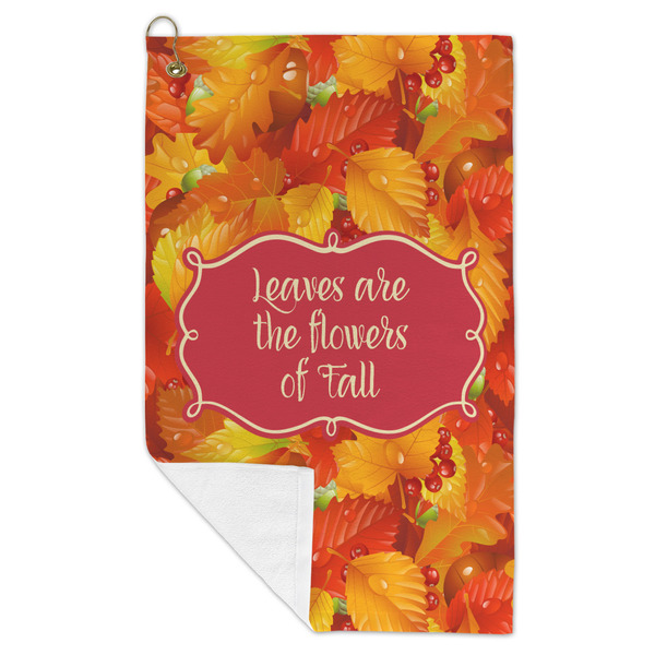 Fall Leaves Microfiber Golf Towels - FOLD