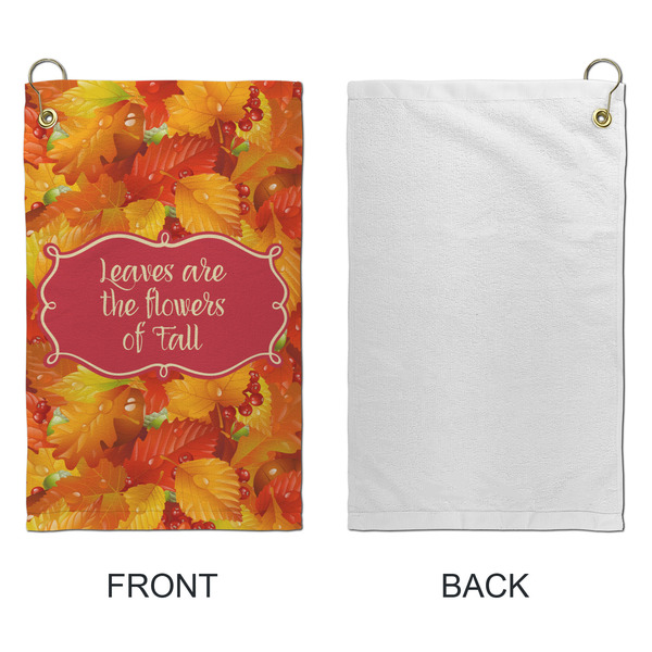 Fall Leaves Microfiber Golf Towels - Small - APPROVAL