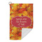 Fall Leaves Microfiber Golf Towels Small - FRONT FOLDED