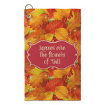 Fall Leaves Microfiber Golf Towel - Small