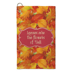 Fall Leaves Microfiber Golf Towel - Small