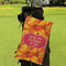 Fall Leaves Microfiber Golf Towels - Small - LIFESTYLE