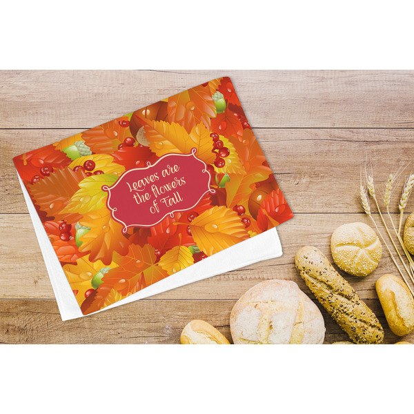 Fall Leaves Microfiber Kitchen Towel - LIFESTYLE