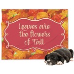 Fall Leaves Dog Blanket - Large