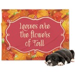 Fall Leaves Dog Blanket - Regular