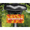 Fall Leaves Mini License Plate on Bicycle - LIFESTYLE Two holes