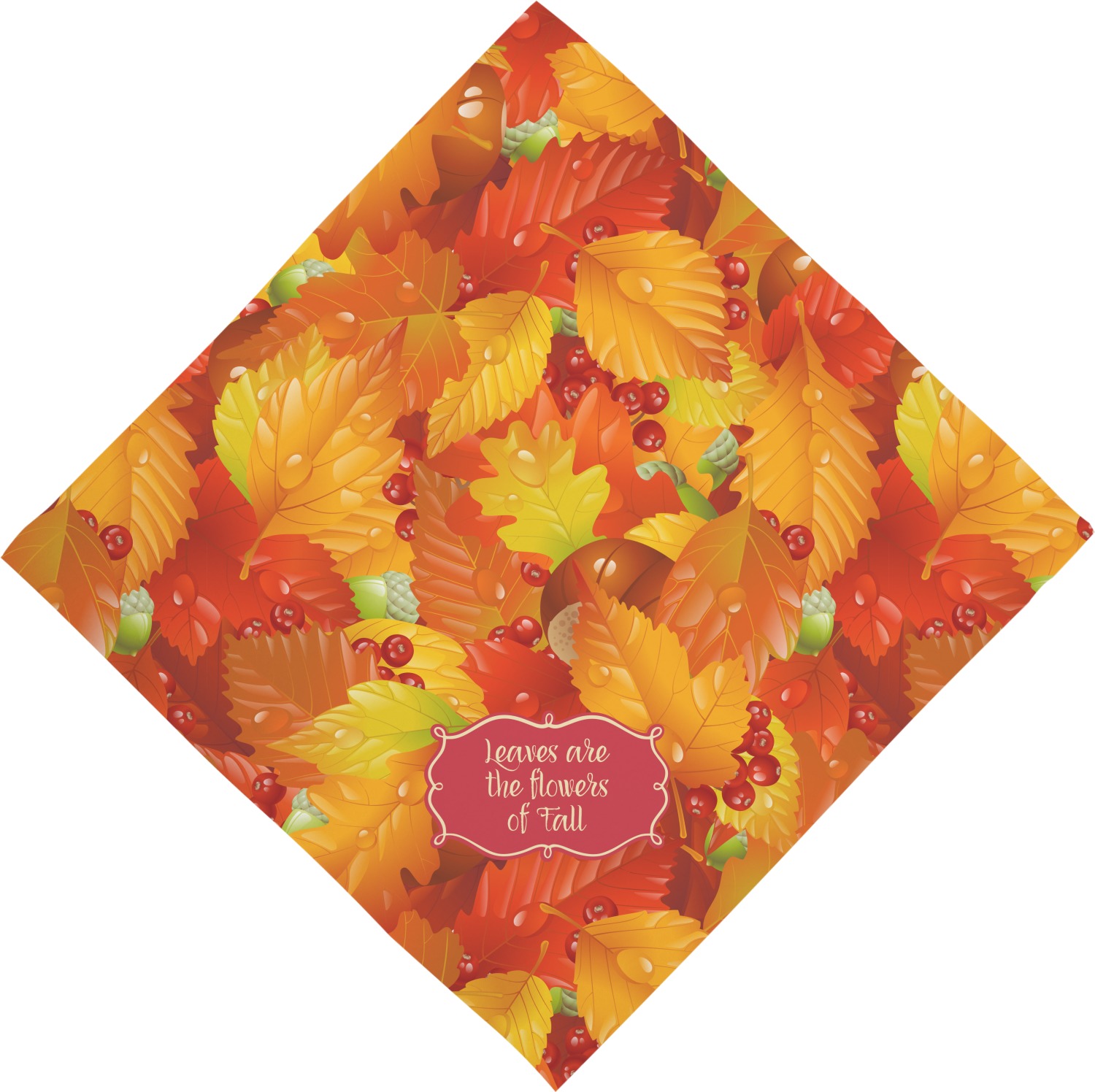 Fall Leaves Napkins (Set of 4) YouCustomizeIt