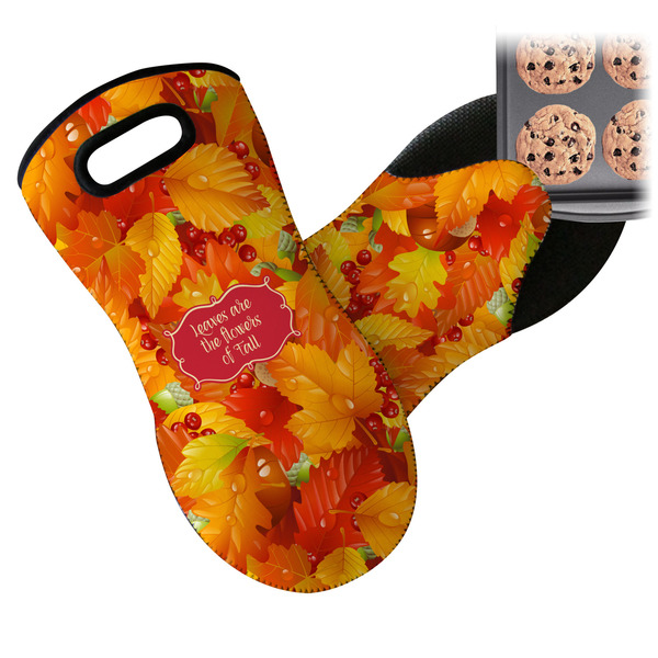 Fall Leaves Neoprene Oven Mitt