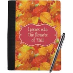 Fall Leaves Notebook Padfolio - Large