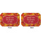 Fall Leaves Octagon Placemat - Double Print Front and Back