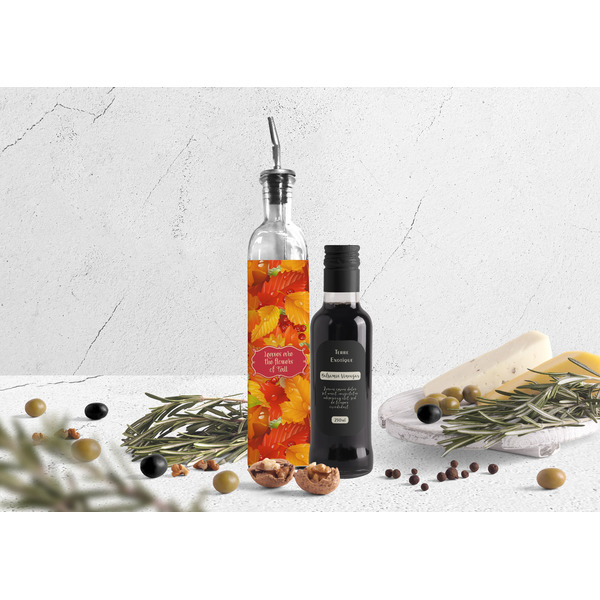 Fall Leaves Oil Dispenser Bottle - Lifestyle Photo