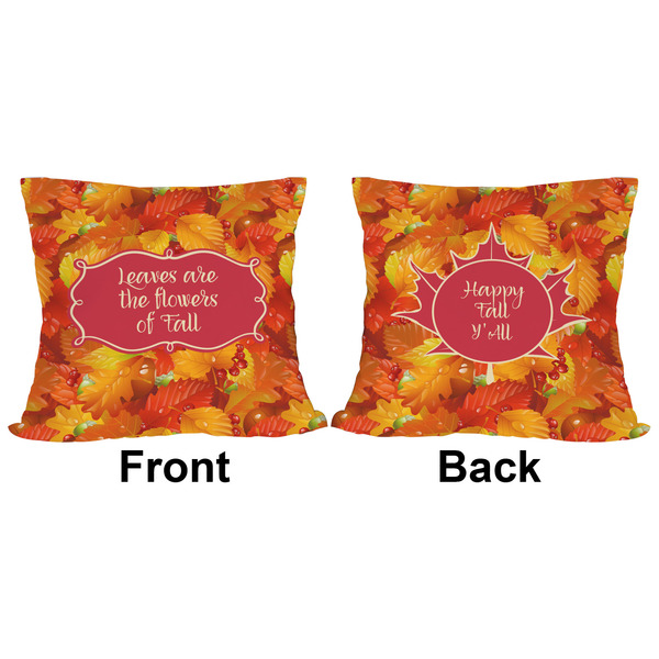 Fall Leaves Outdoor Pillow - 16x16