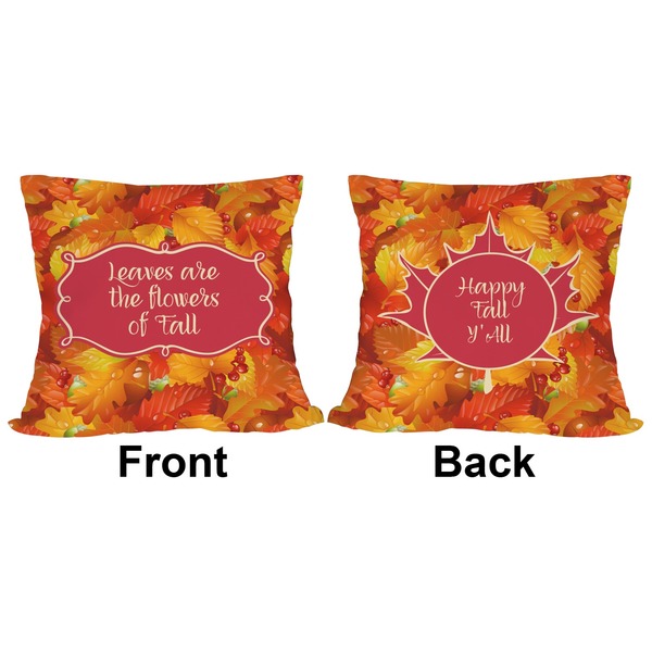 Fall Leaves Outdoor Pillow - 18x18