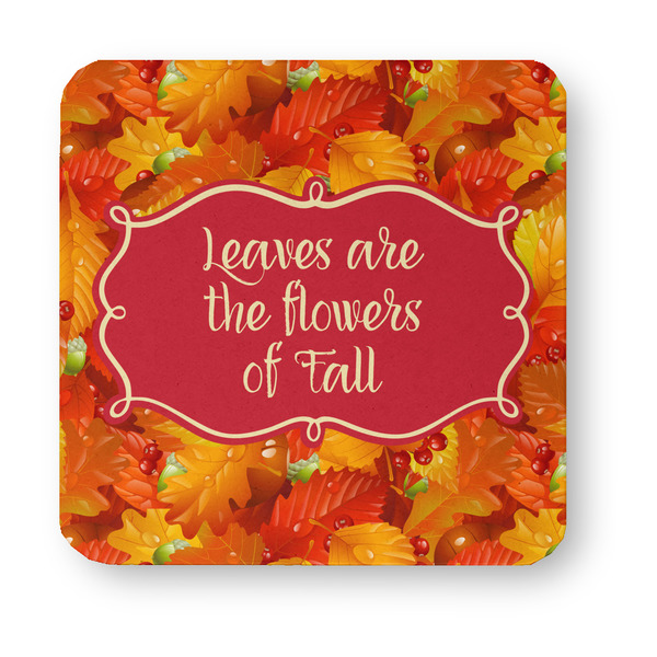 Fall Leaves Paper Coasters - Approval