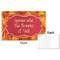 Fall Leaves Disposable Paper Placemat - Front & Back