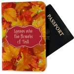 Fall Leaves Passport Holder - Fabric