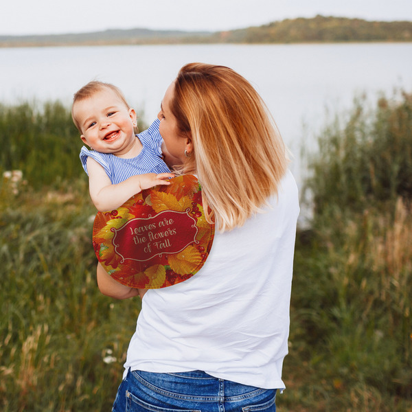 Fall Leaves Peanut Shaped Burp - Lifestyle