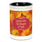 Fall Leaves Ceramic Pencil Holders - Black