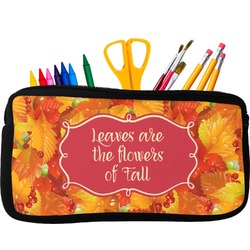 Fall Leaves Neoprene Pencil Case
