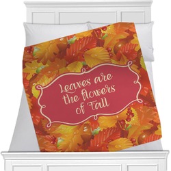 Fall Leaves Minky Blanket