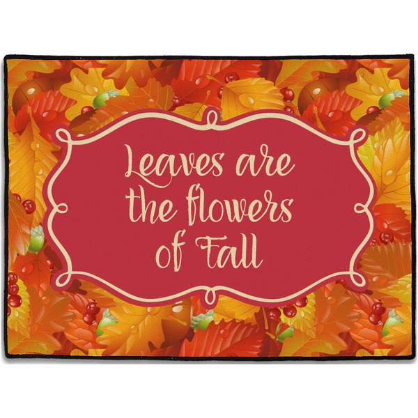 Custom Fall Leaves Door Mat