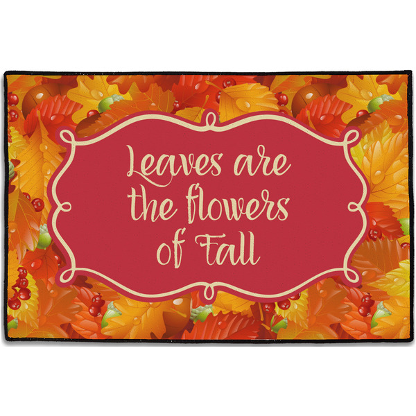Fall Leaves Personalized Door Mat - 36x24 (APPROVAL)