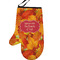 Fall Leaves Personalized Oven Mitt - Left
