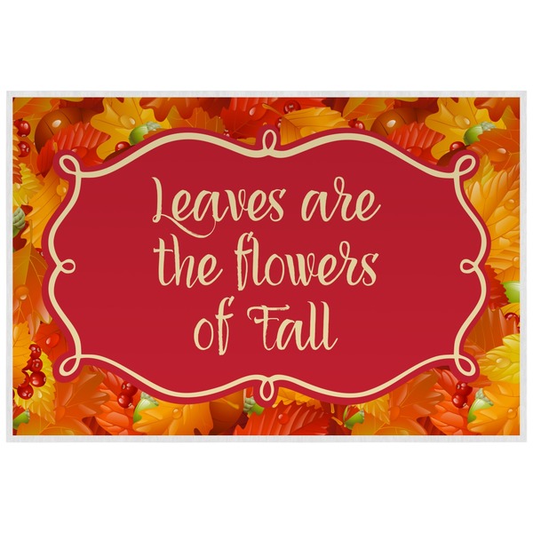Custom Fall Leaves Laminated Placemat
