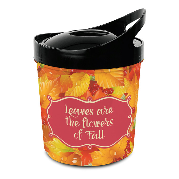Custom Fall Leaves Plastic Ice Bucket