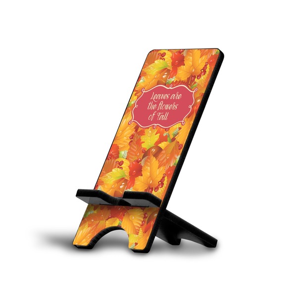 Custom Fall Leaves Cell Phone Stand (Large)