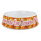 Fall Leaves Plastic Dog Bowl - Large