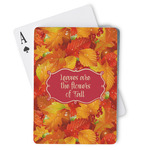 Fall Leaves Playing Cards