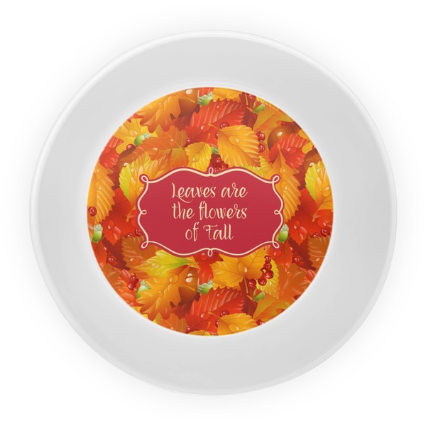 Fall Leaves Melamine Bowl - Center