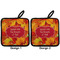 Fall Leaves Pot Holders - Set of 2 APPROVAL