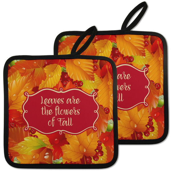 Fall Leaves Pot Holders - Set of 2 MAIN