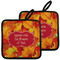 Fall Leaves Pot Holders - Set of 2