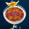 Fall Leaves Printed Drink Topper - Large - In Context