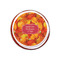Fall Leaves Printed Icing Circle - XSmall - On Cookie