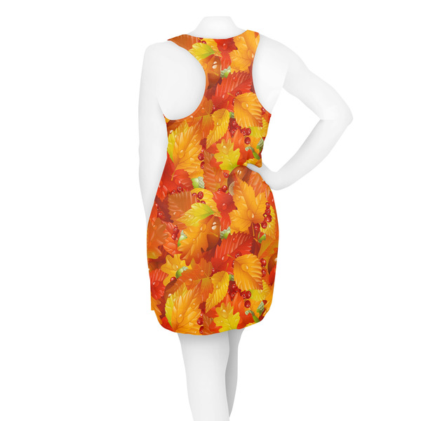 Fall Leaves Racerback Dress - On Model - Back