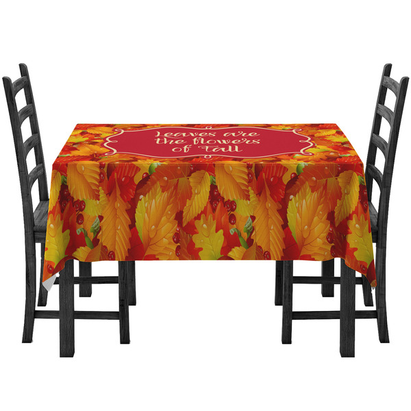 Custom Fall Leaves Tablecloth