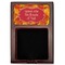 Fall Leaves Red Mahogany Sticky Note Holder - Flat
