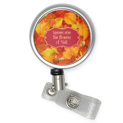 Fall Leaves Retractable Badge Reel