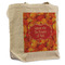 Fall Leaves Reusable Cotton Grocery Bag - Front View