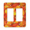 Fall Leaves Rocker Light Switch Covers - Double - MAIN