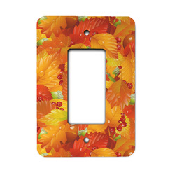Fall Leaves Rocker Style Light Switch Cover - Single Switch