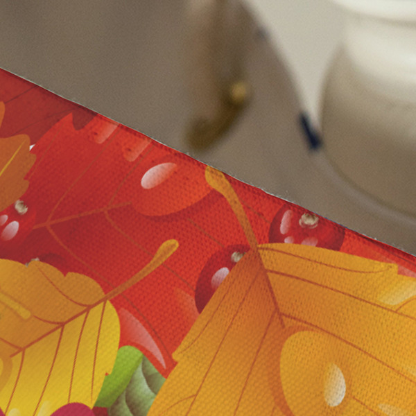 Fall Leaves Large Rope Tote - Close Up View