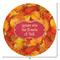 Fall Leaves Round Area Rug - Size