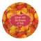 Fall Leaves Round Indoor Rug - Front/Main
