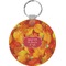 Fall Leaves Round Keychain (Personalized)