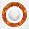 Fall Leaves Round Linen Placemats - LIFESTYLE (single)